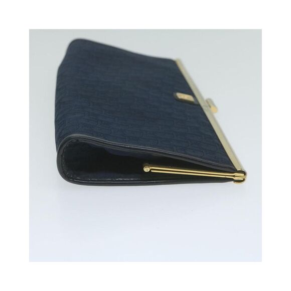 Pre Loved Dior Vintage Clutch Navy Blue Women Clutch Bags - Picture 4 of 8